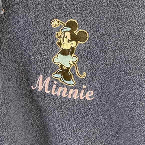 Disney store exclusive Minnie Mouse quarter zip sweatshirt women’s size XL - Picture 2 of 5